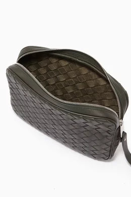 Bottega Veneta Document Case in Intrecciato Hydrology Calfskin (Bottega Green)