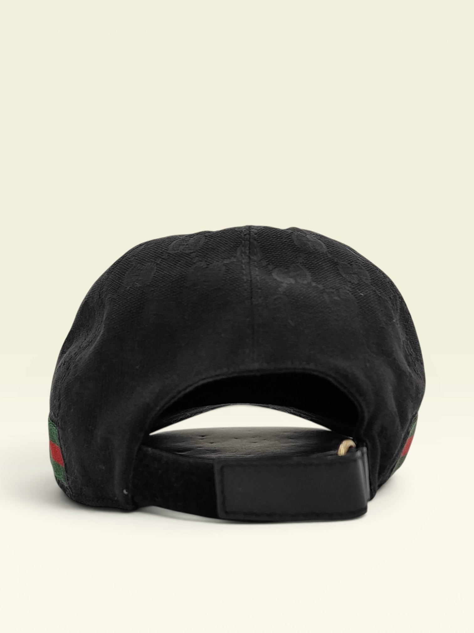 GUCCI Baseball Cap GG Canvas Sherry Line - Black
