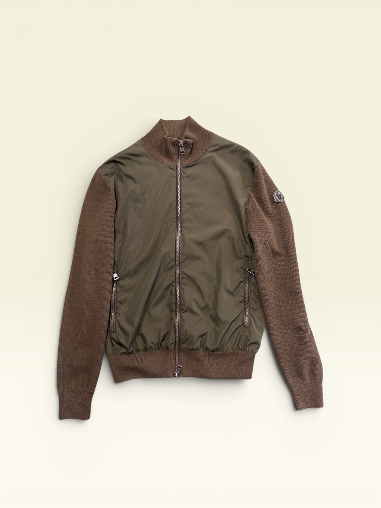 Moncler Cardigan Tricot Green
