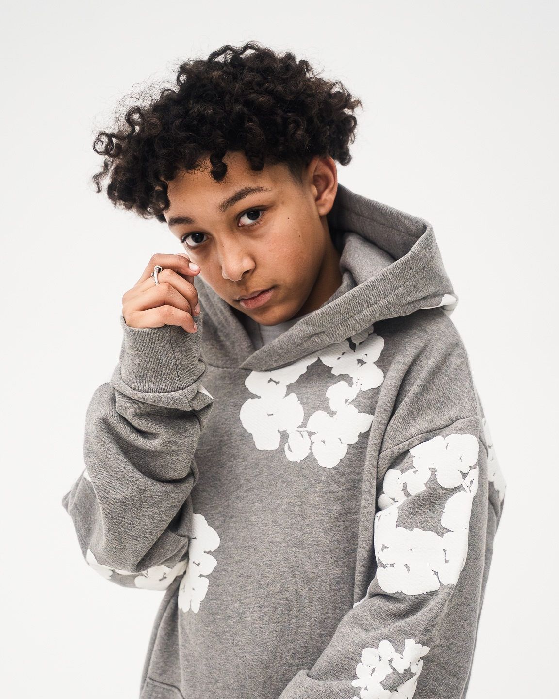 Denim Tears The Cotton Wreath Sweatshirt Grey