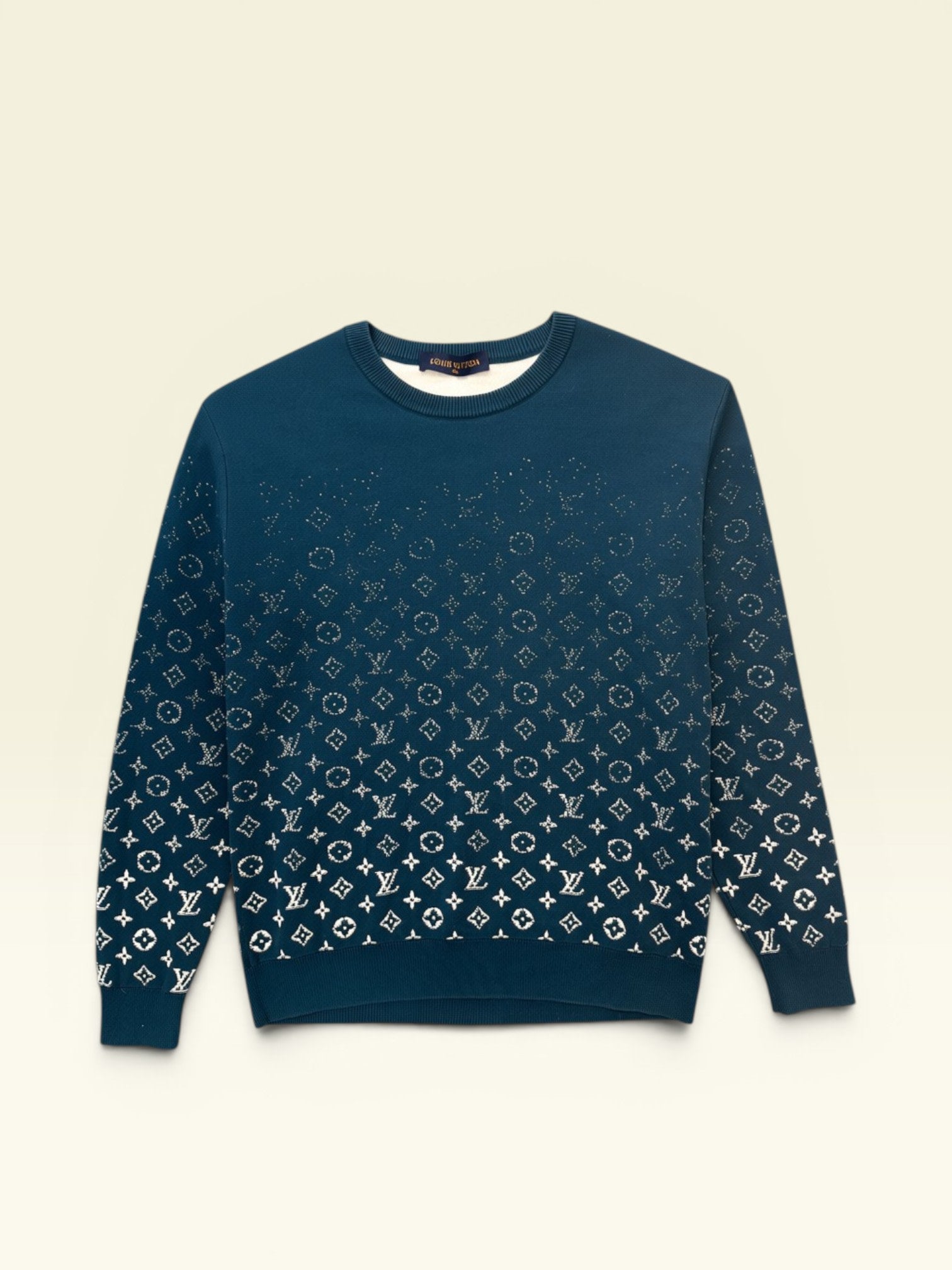 Louis Vuitton Turquoise Gradient Monogram Sweatshirt