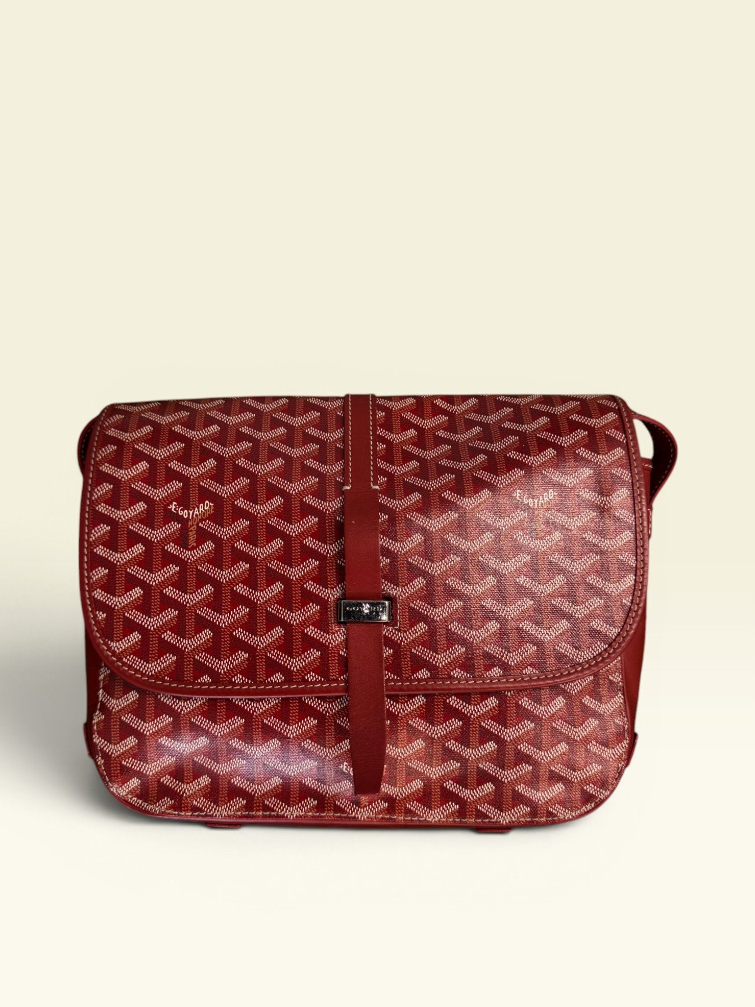Goyard Belvedere MM Messenger Red