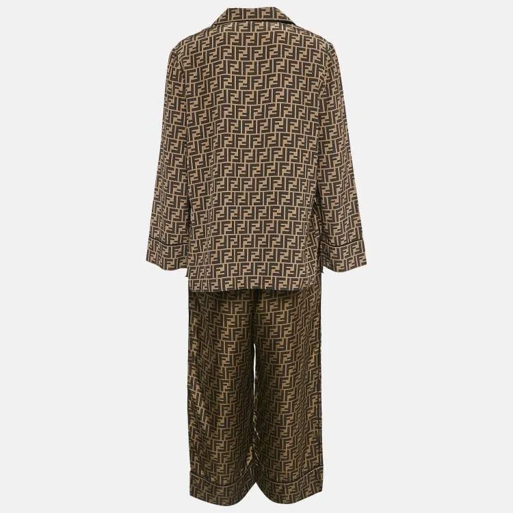 Fendi Silk Brown Set