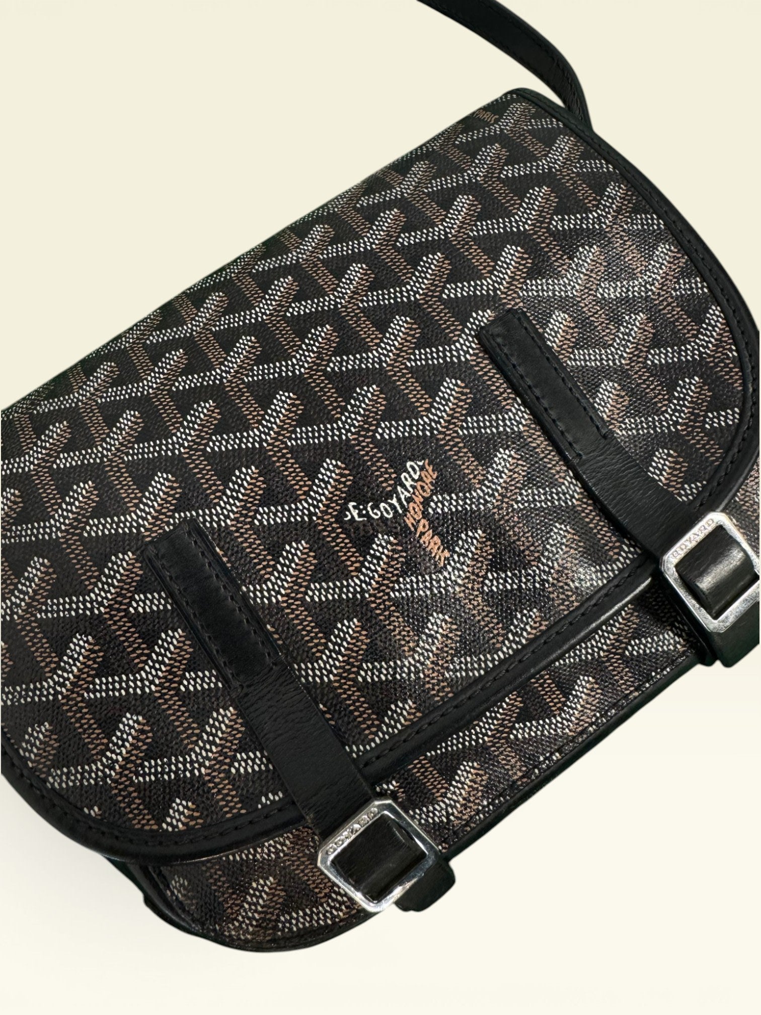 Goyard Belvedere PM Messenger Bag Black