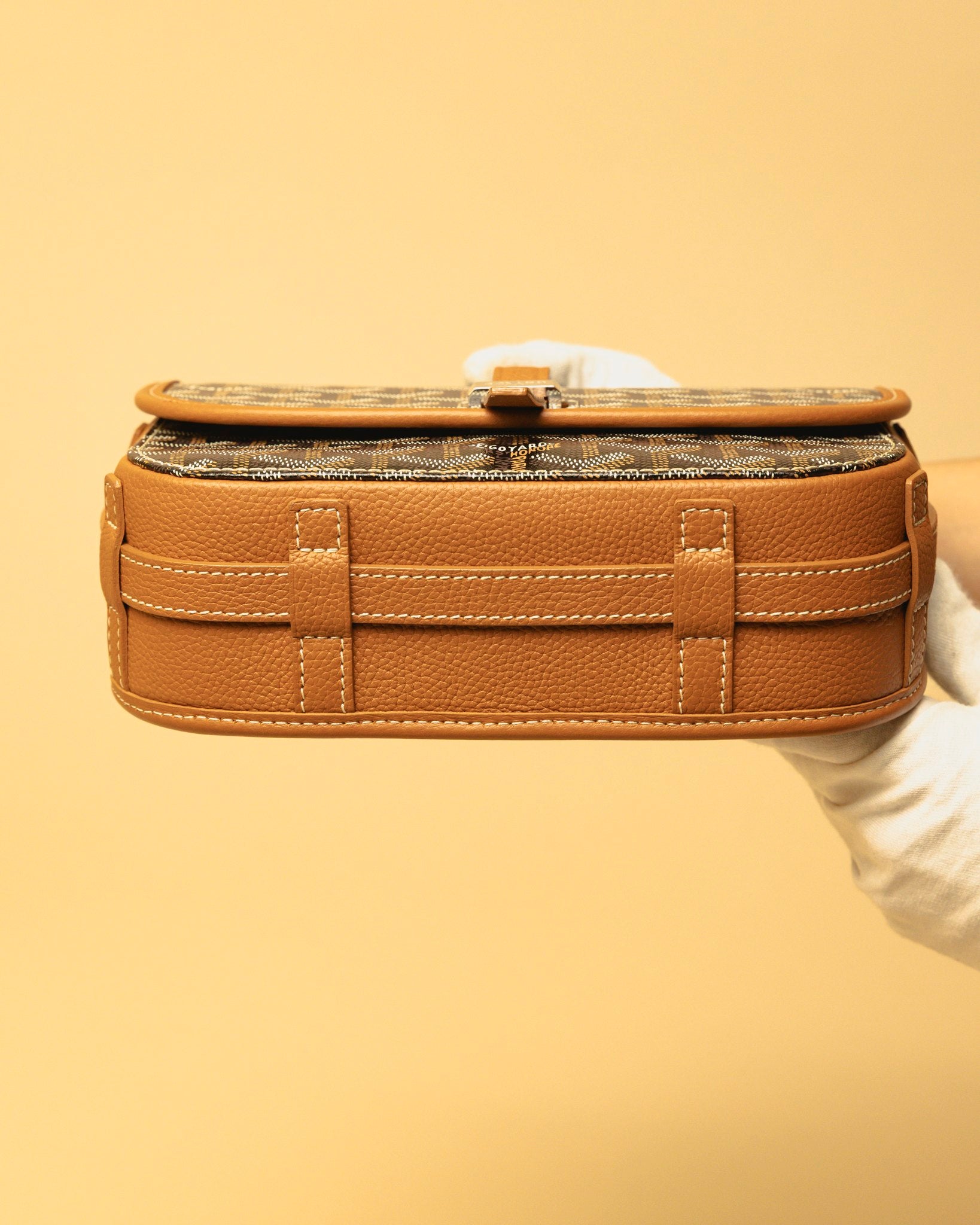 Goyard Belvedere IIPM Messenger Bag Black Gold