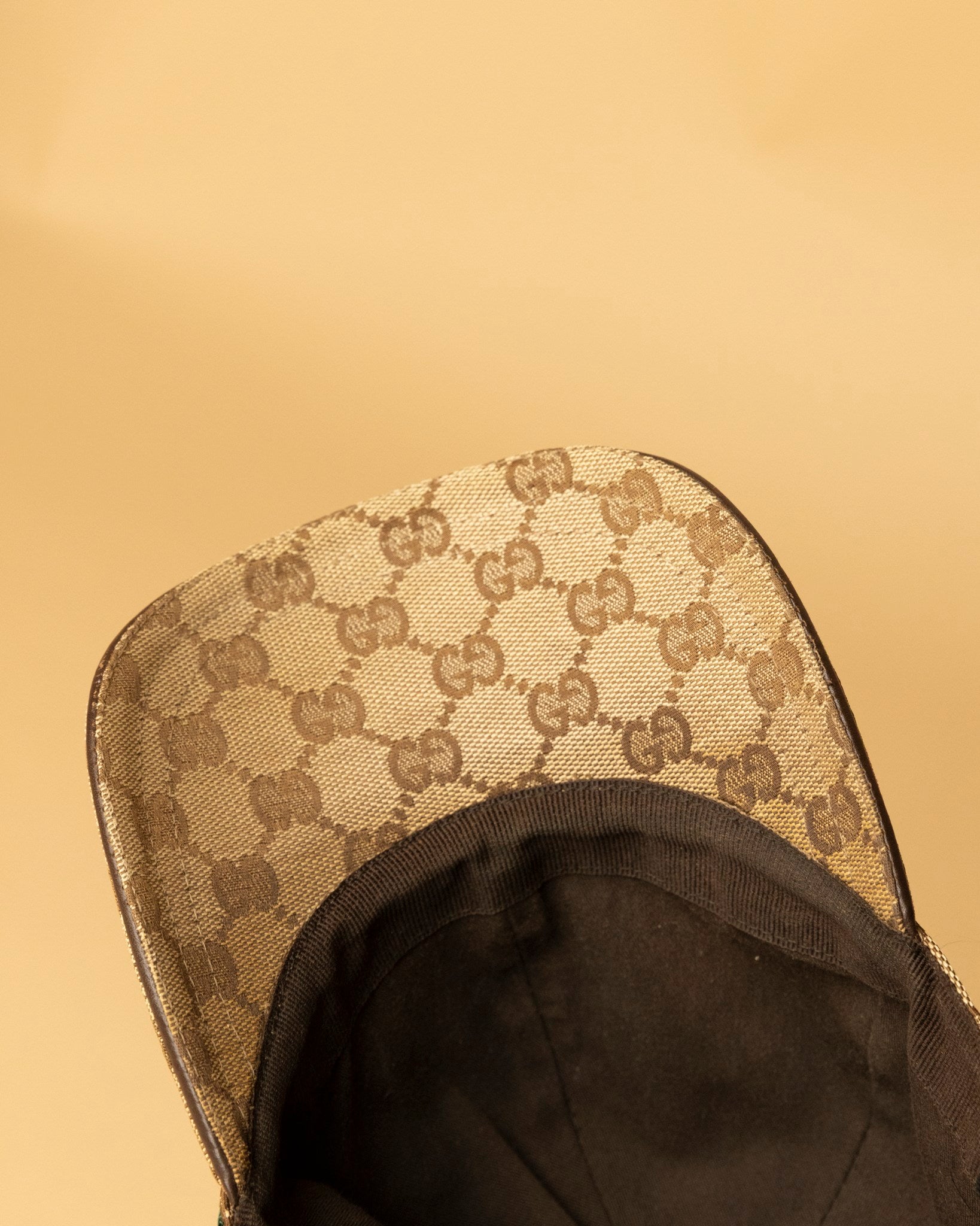 GG canvas baseball hat with Web