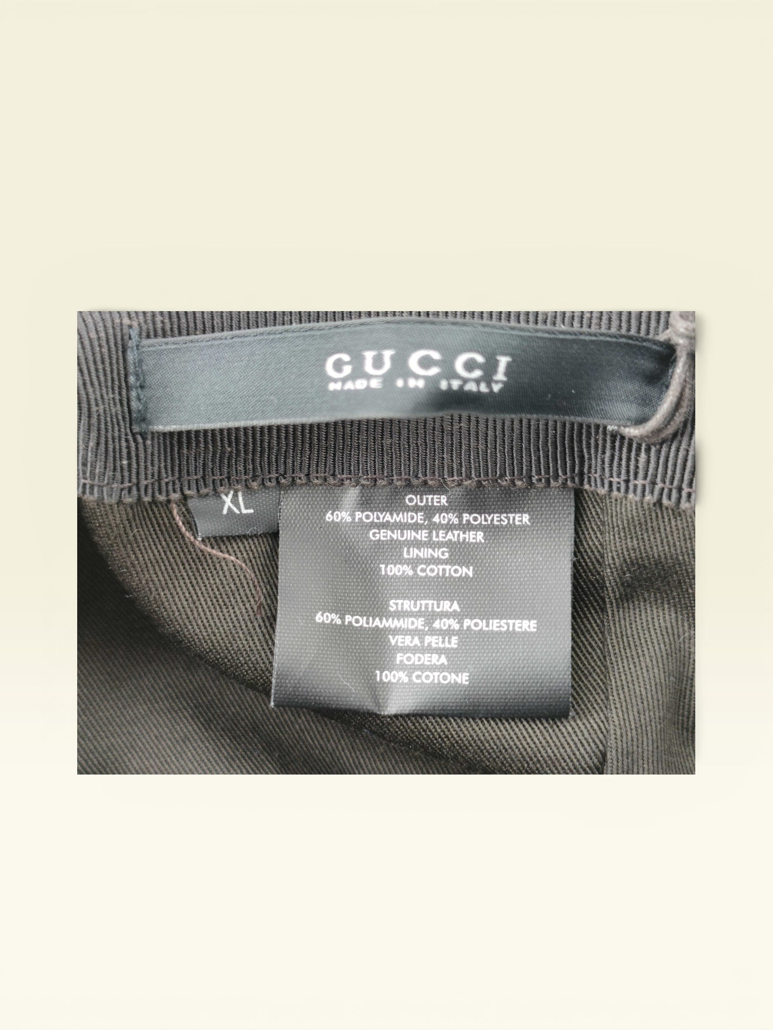 GUCCI Nylon Cap - Size: XL