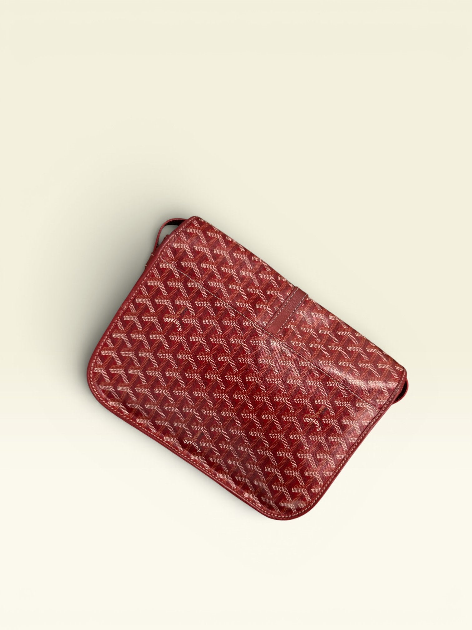 Goyard Belvedere MM Messenger Red