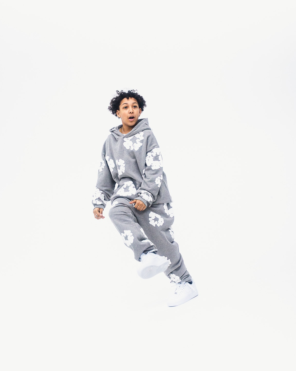 Denim Tears The Cotton Wreath Sweatshirt Grey