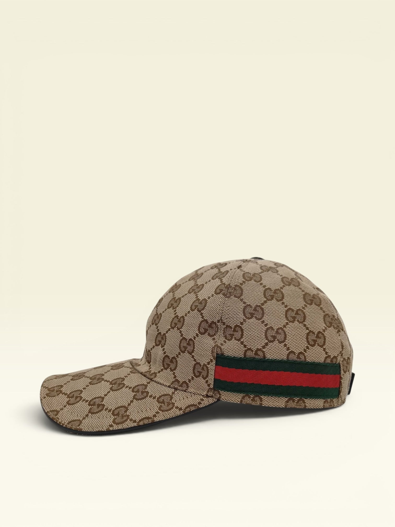 GUCCI Baseball Cap GG Canvas Sherry Line - Brown