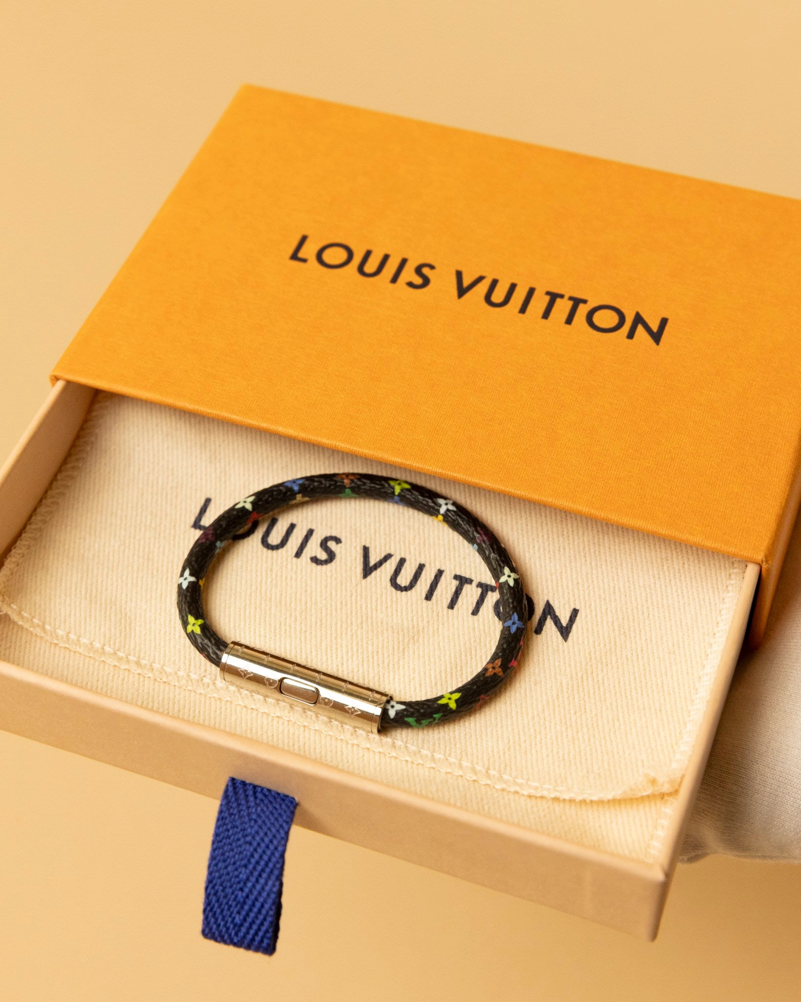 Louis Vuitton x Takashi Murakami LV Confidential Bracelet Black Multicolored