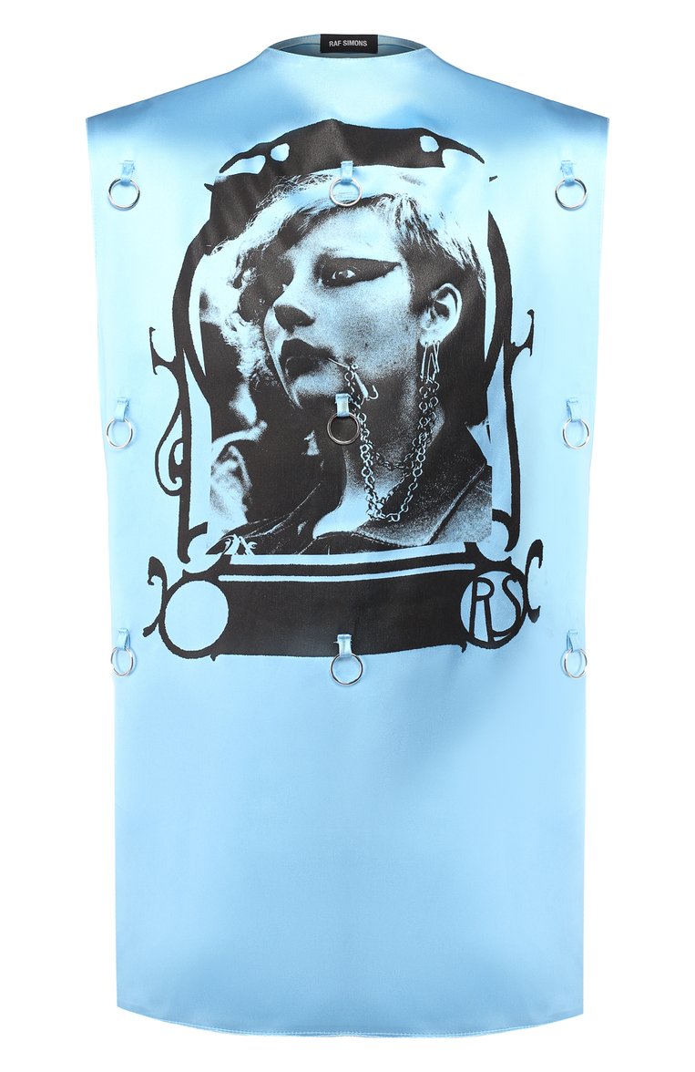 Raf Simons SS19 Simple Sleeveless Top With Rings Punkette