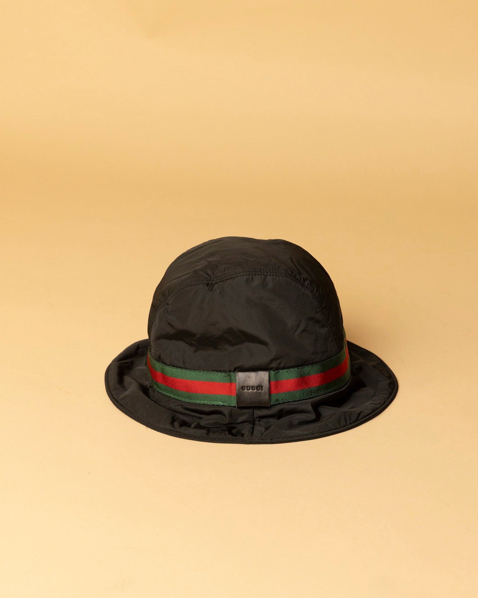Gucci Bucket Hat Nylon Black size L