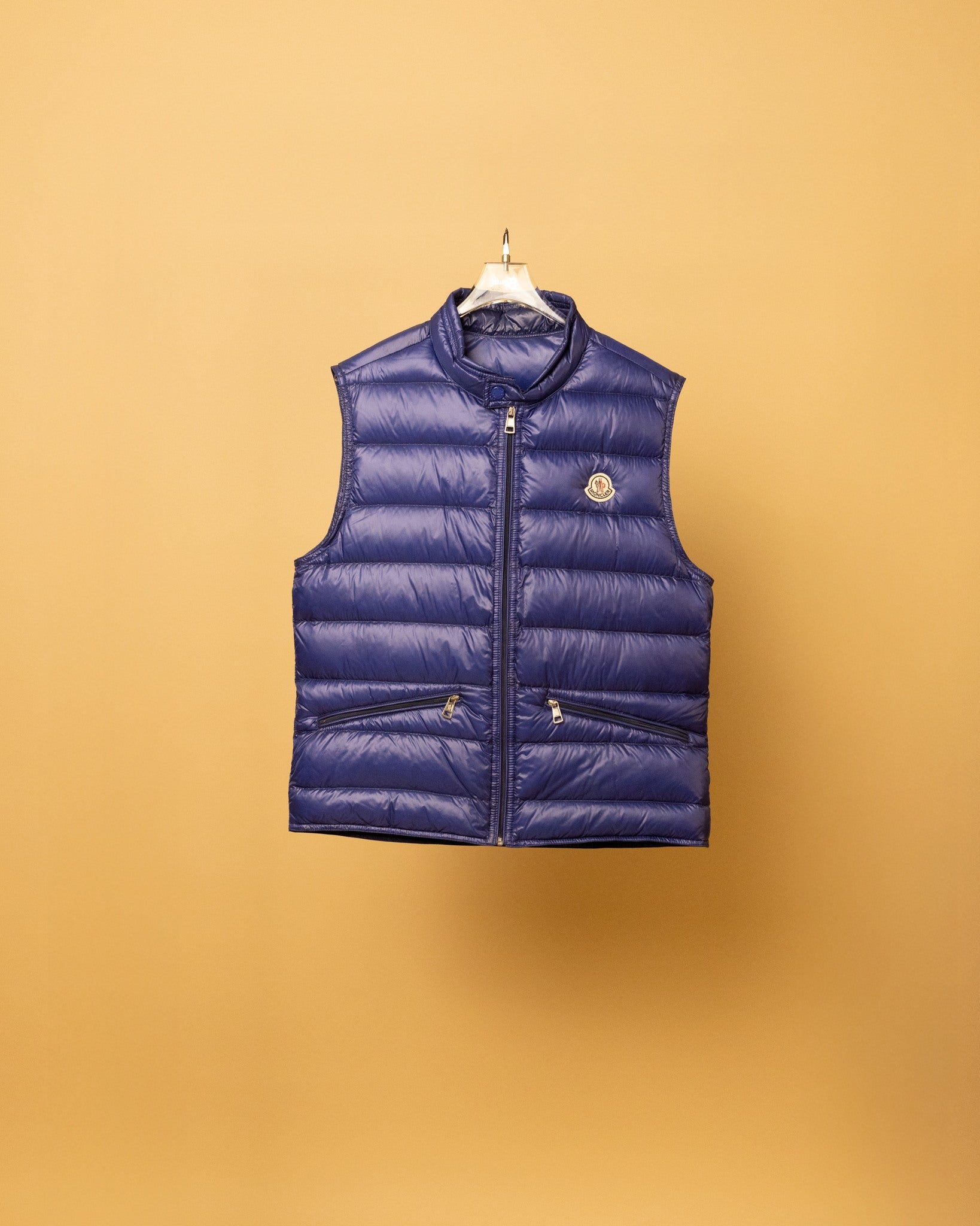 Moncler Gui Down Vest Blue
