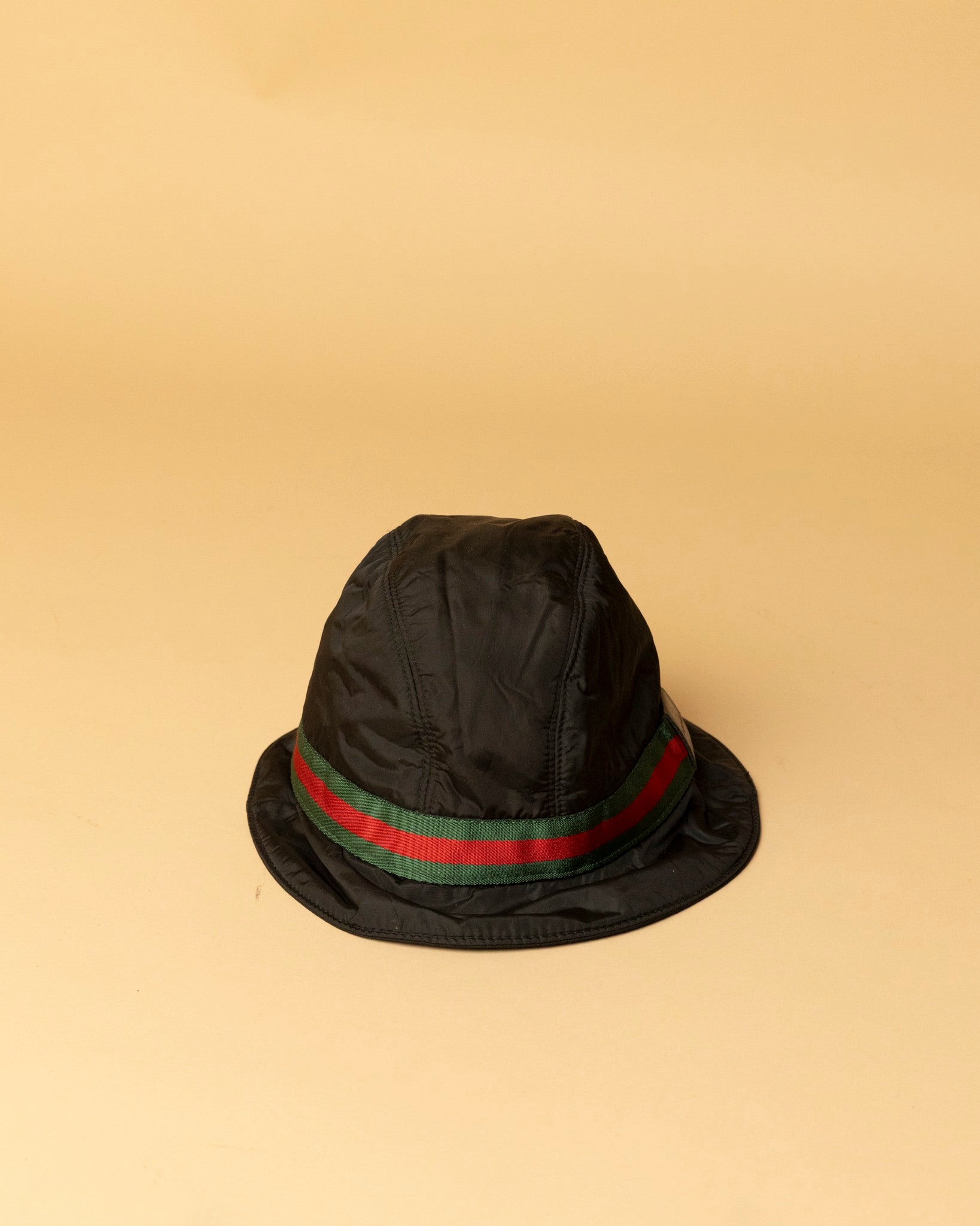Gucci Bucket Hat Nylon Black size L