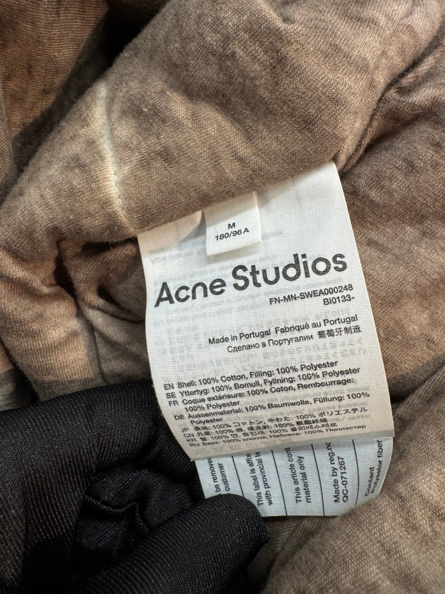 Acne Studios - Padded Hoodie Dusty Brown