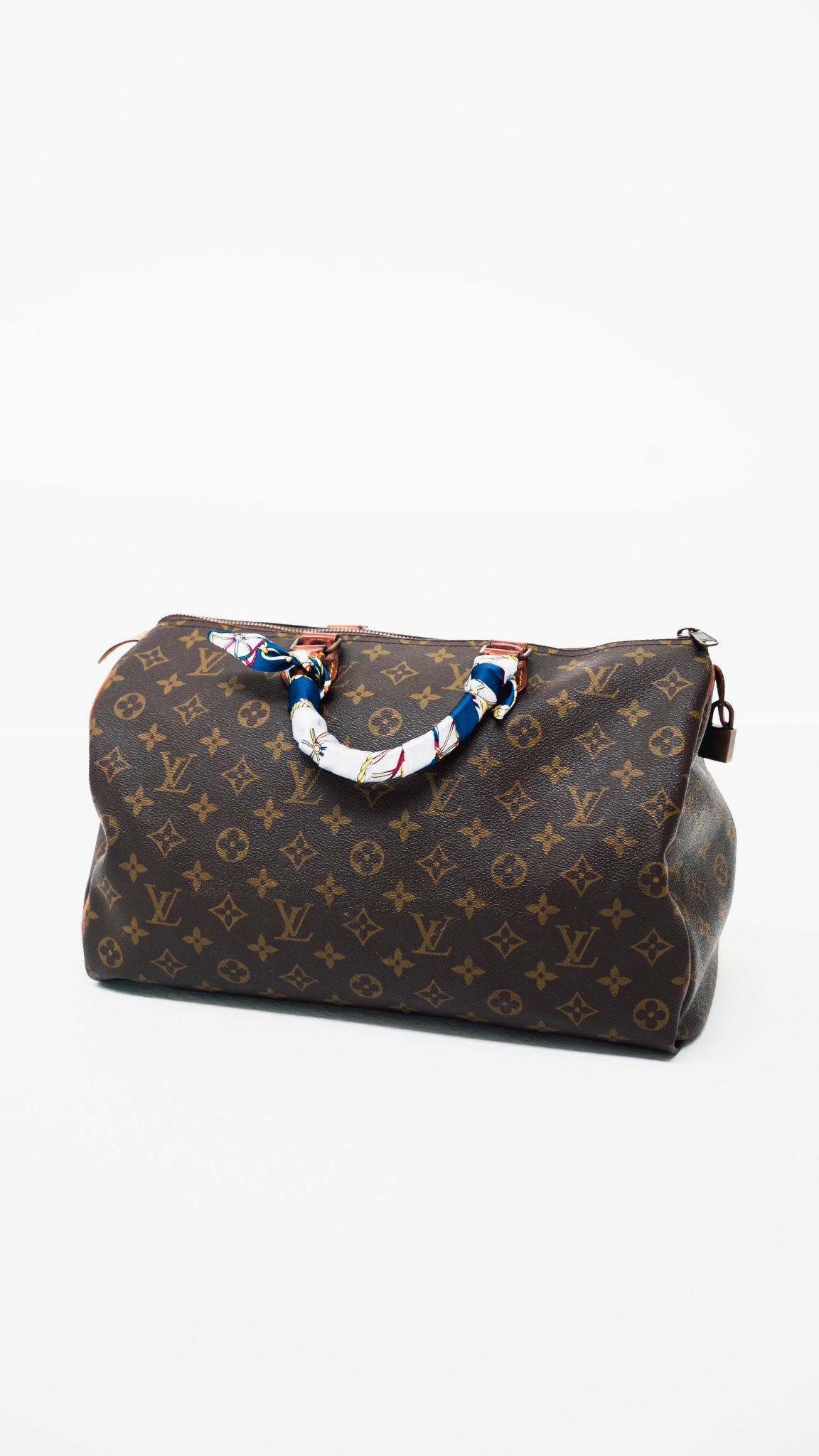 Louis Vuitton Speedy Monogram 35 Brown Vintage