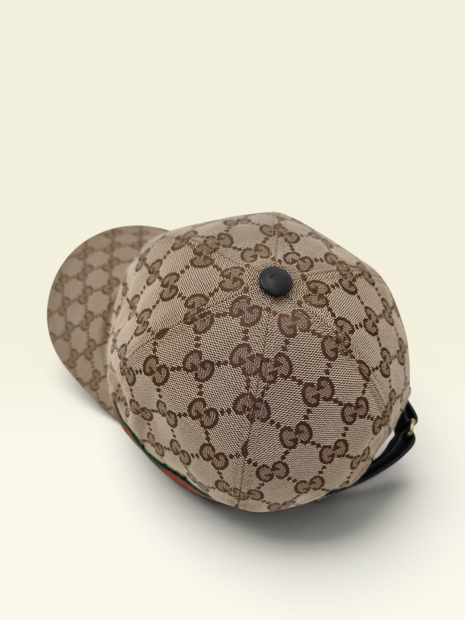 GUCCI Baseball Cap GG Canvas Sherry Line - Brown