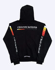 CHROME HEARTS GRADIENT HOLLYWOOD LOGO HOODIE (FITS S-M)