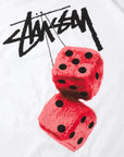 Stussy Fuzzy Dice Tee White