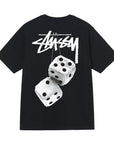 Stussy Fuzzy Dice Tee Black