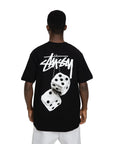 Stussy Fuzzy Dice Tee Black