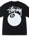 Stussy 8 Ball Pigment Dyed Tee Black