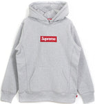 Supreme Box Logo Pullover Hoodie Heather Grey