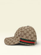 GUCCI GG Canvas Cap Brown XL