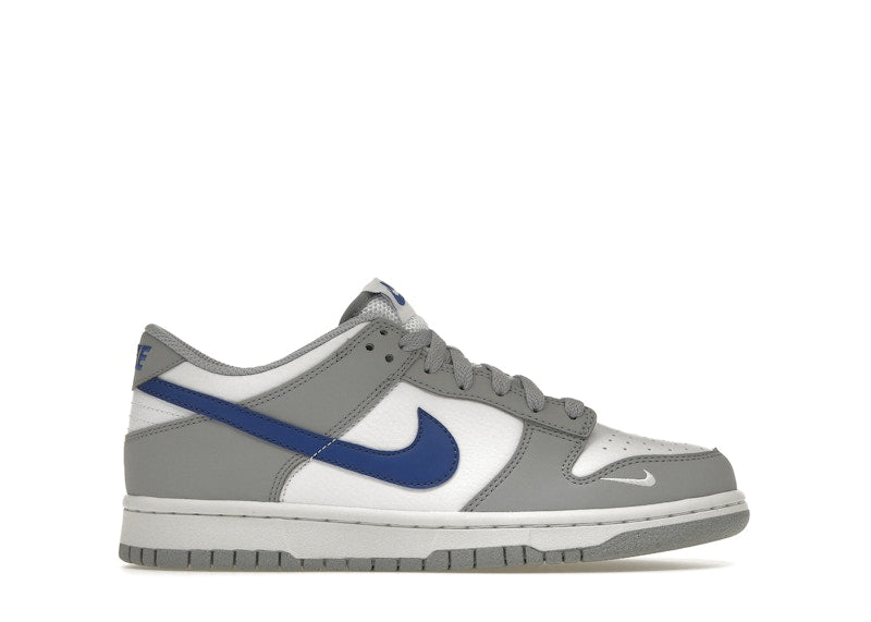 Nike Dunk Low Mini Swoosh Wolf Grey Game Royal (GS)