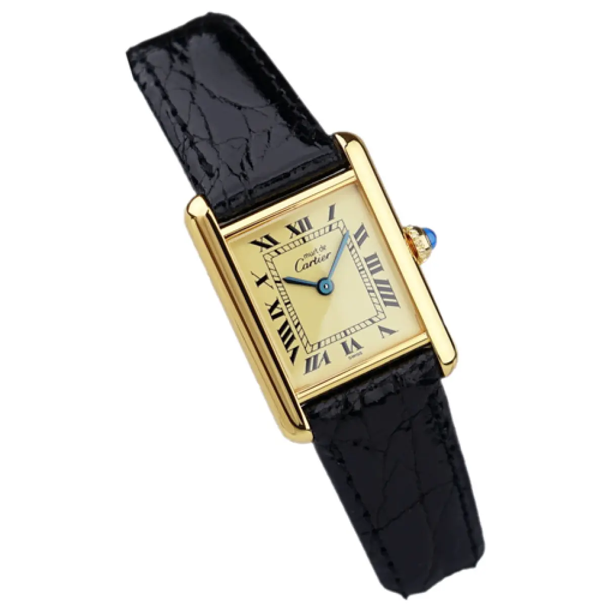 Cartier Tank Must Ivory Roman Watch