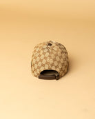 GG canvas baseball hat with Web