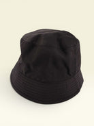 PRADA Nylon Triangle Logo Bucket Hat