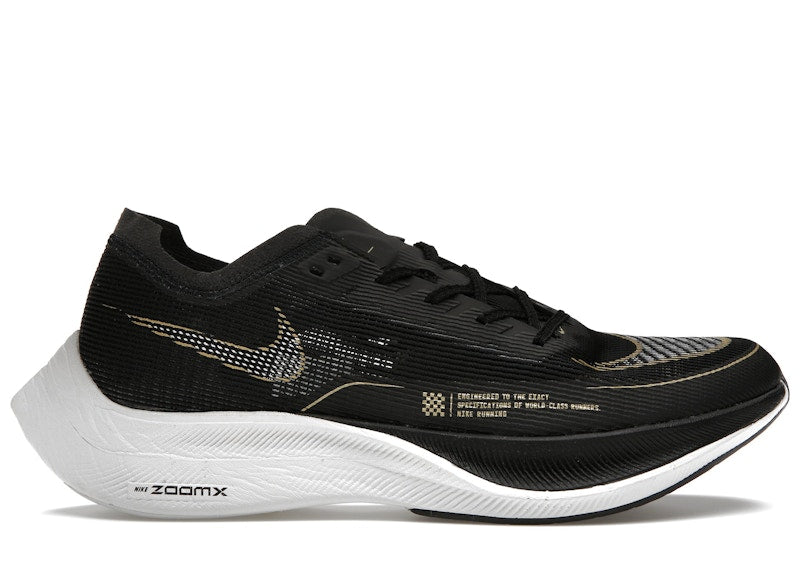 Nike ZoomX Vaporfly Next% 2 Black Metallic Gold Coin