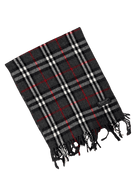Burberry Vintage Scarf – Grey Check – 100% Lambswool
