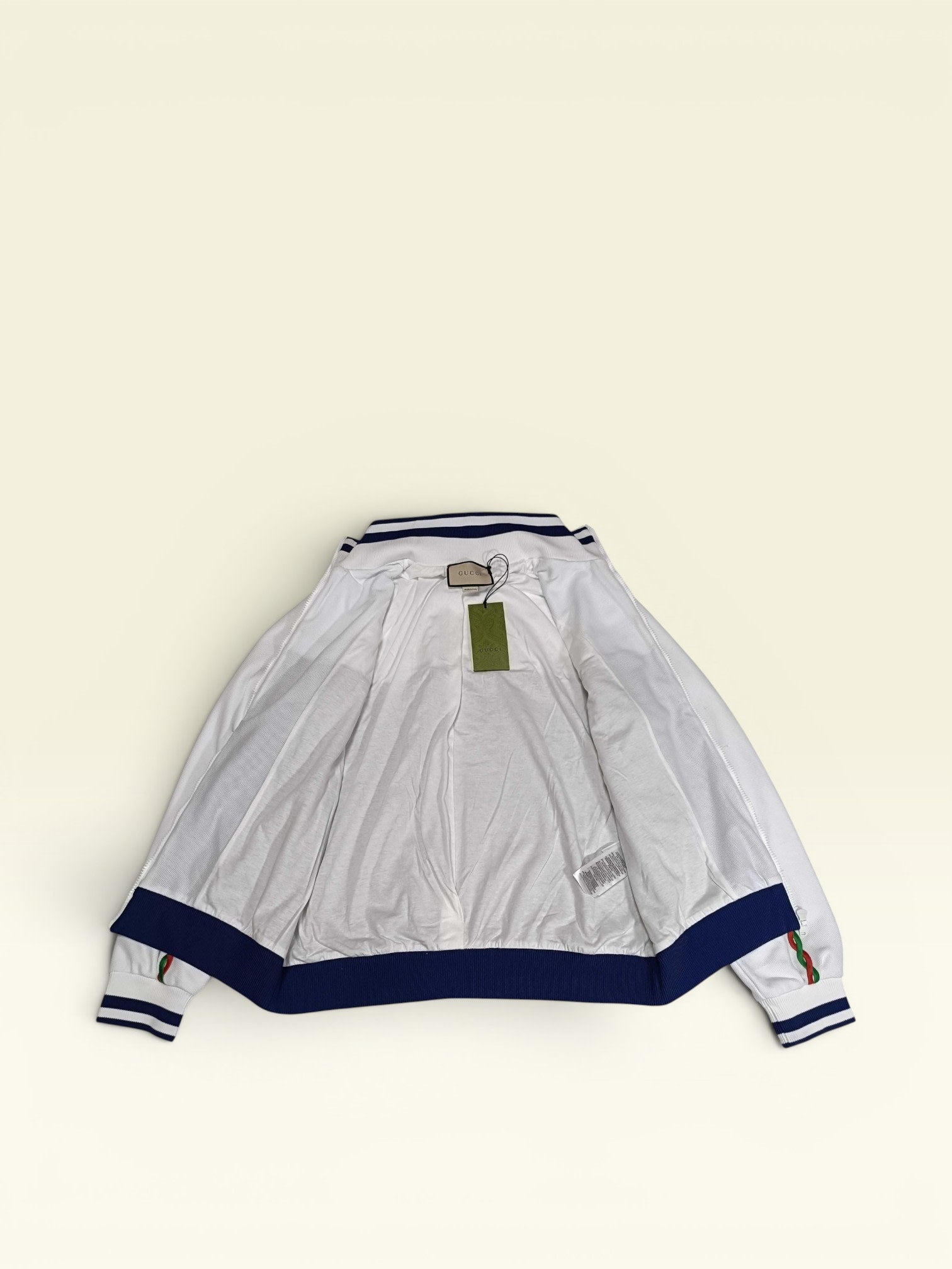 Gucci Interlocking Web Trim Zip Track Jacket