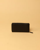 Gucci GG Zip Clutch Micro Guccissima Black