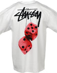 Stussy Fuzzy Dice Tee White