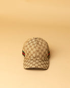 GG canvas baseball hat with Web