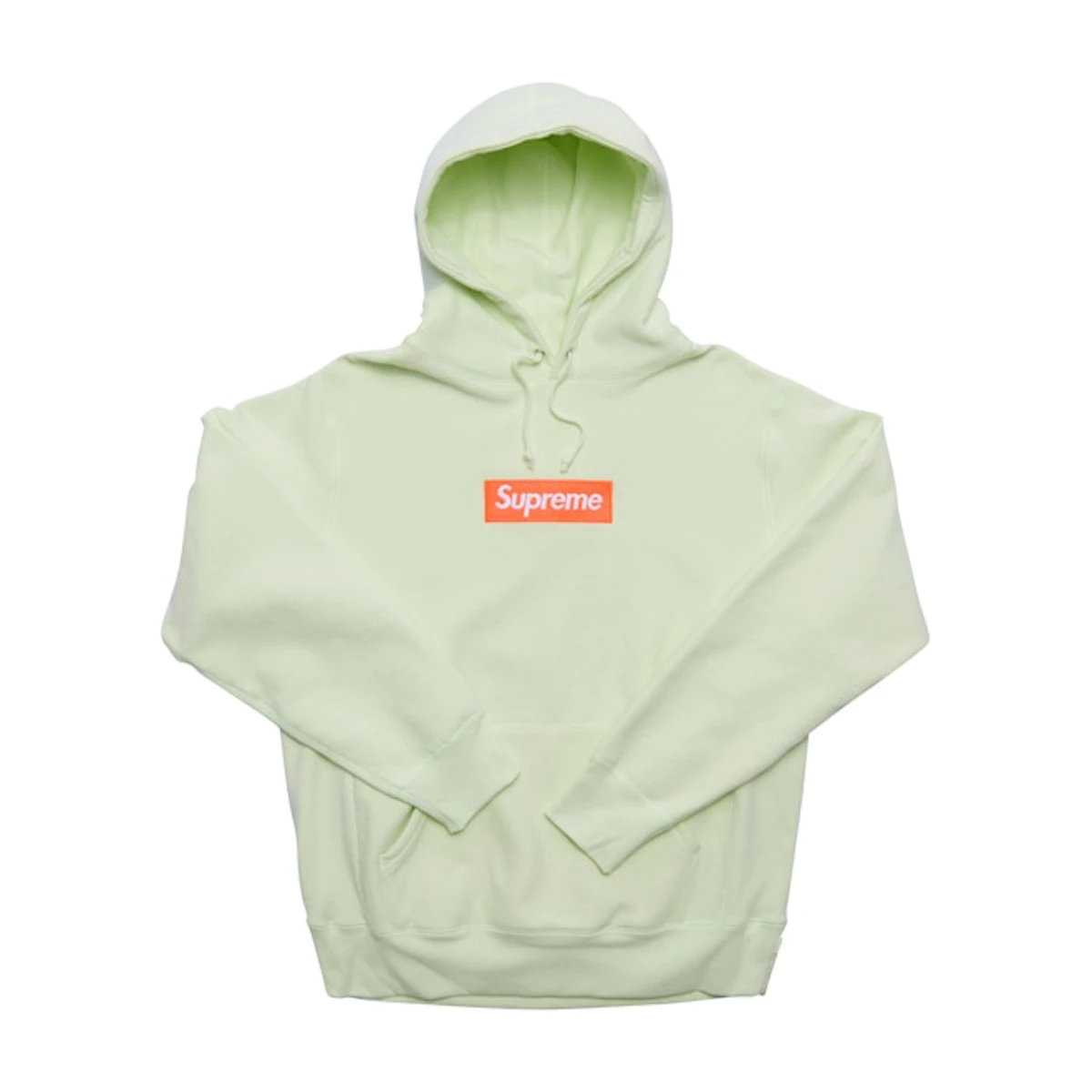 Supreme Orange Box Logo Yellow Lime