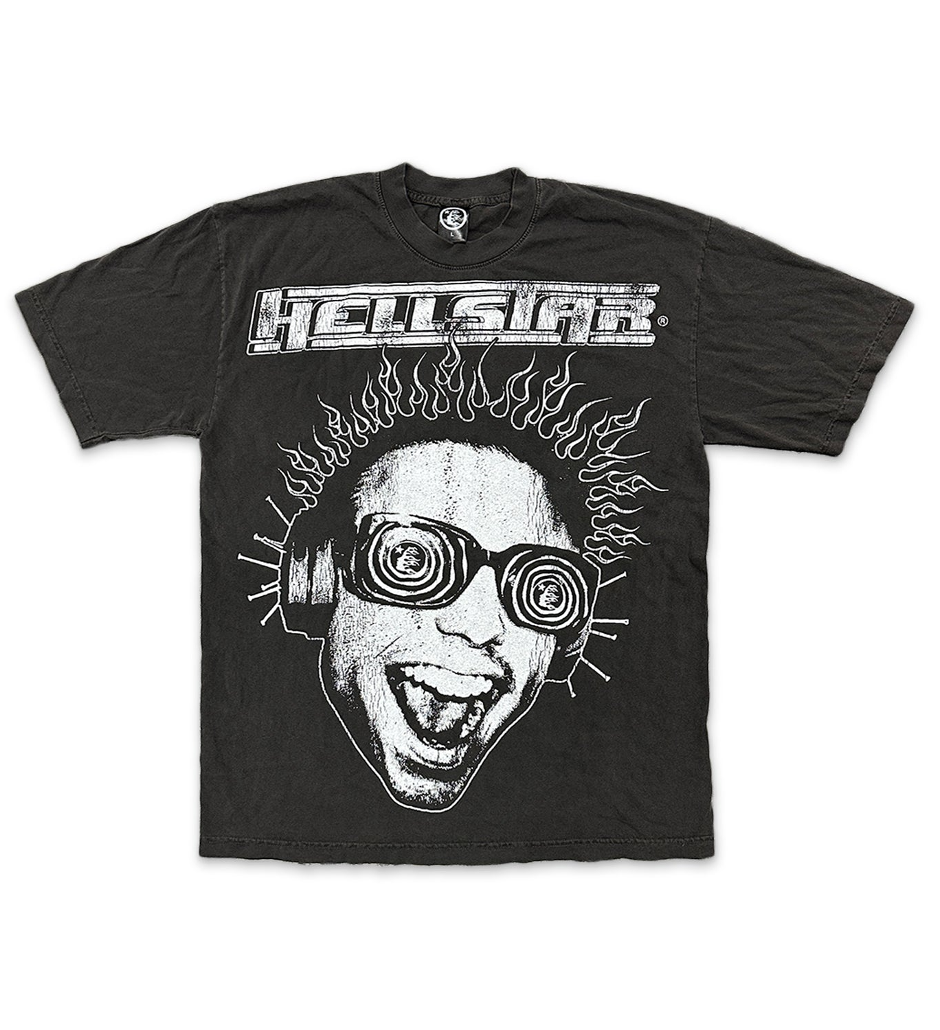 Hellstar What Heaven Sounds Like Tee "WASHED BLACK"