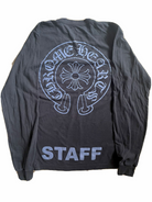 Chrome Hearts Custom Limited Black Staff long sleeve T-shirt