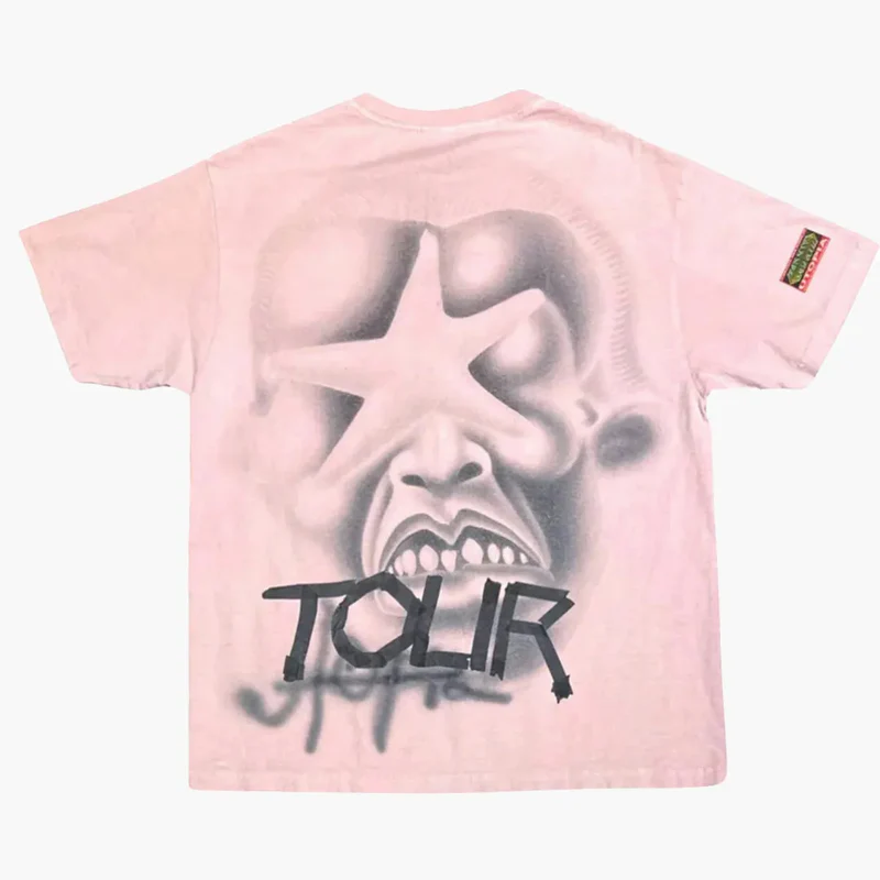 Travis Scott Utopia Front Row Tee "Pink" 