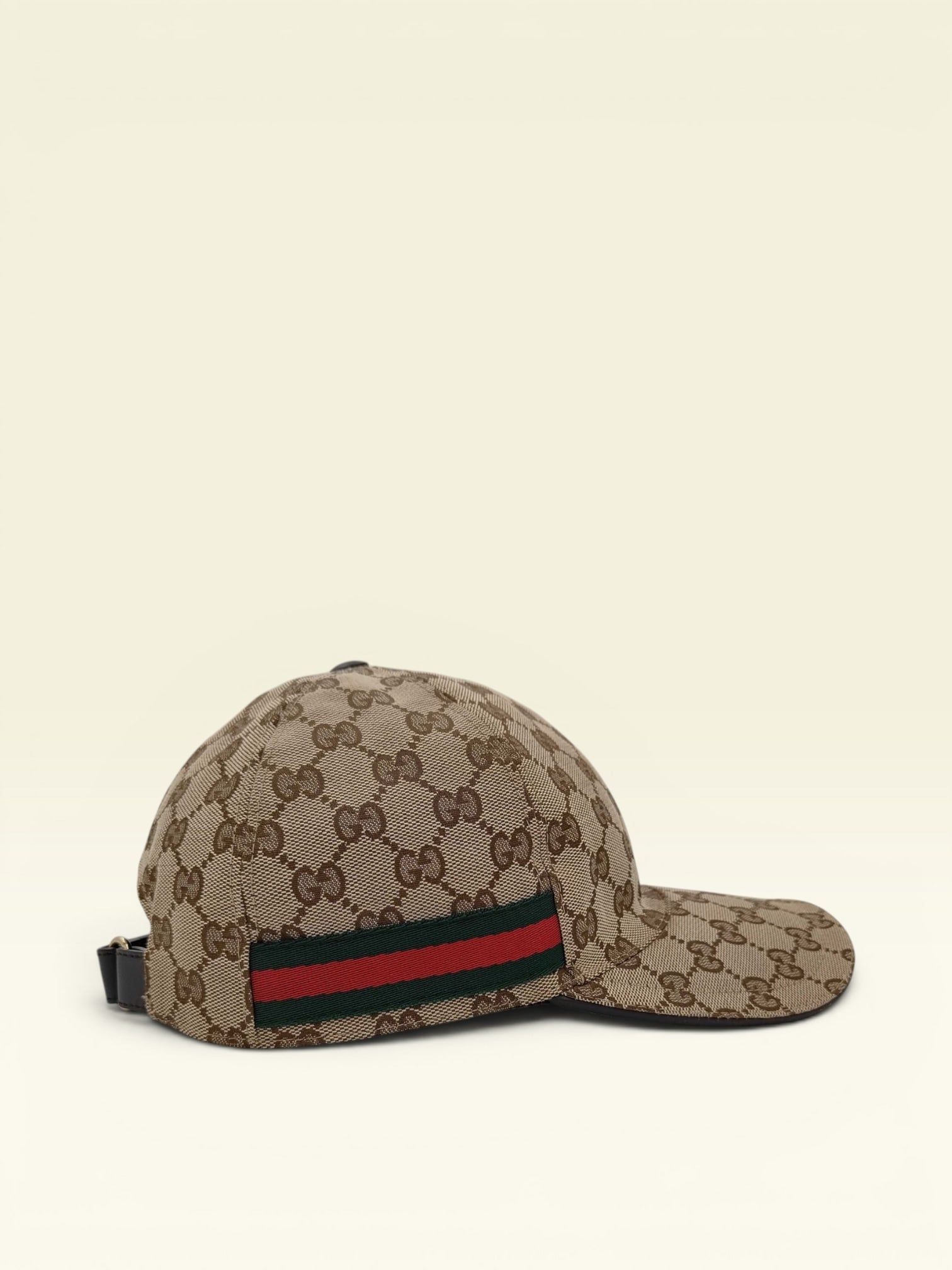 GUCCI Baseball Cap GG Canvas Sherry Line - Brown
