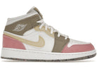 Jordan 1 Mid SE - Pastel Vivid Green Grind (GS)