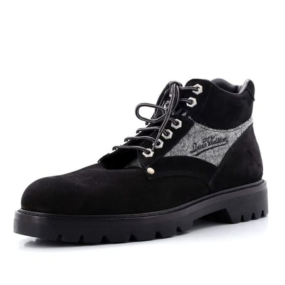 Louis Vuitton Men's Oberkampf Ankle Boots Nubuck