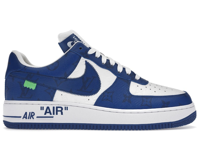 Louis Vuitton Nike Air Force 1 Low By Virgil Abloh White Royal