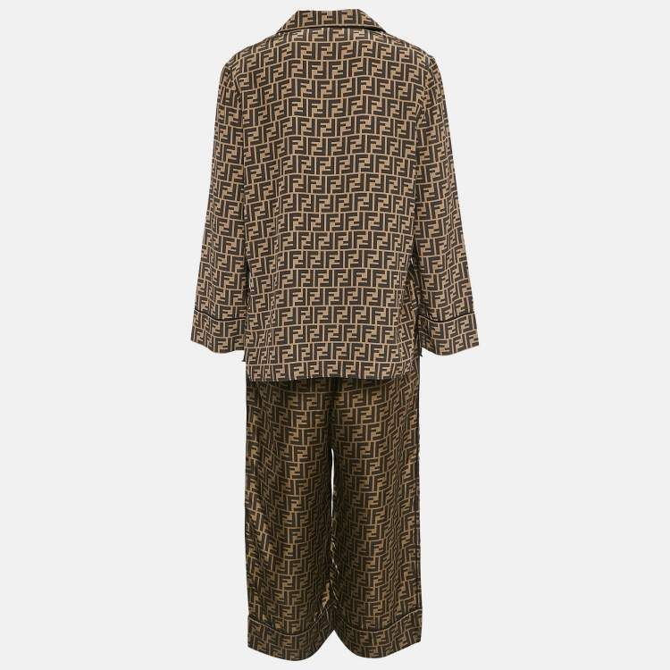 Fendi Silk Brown Set