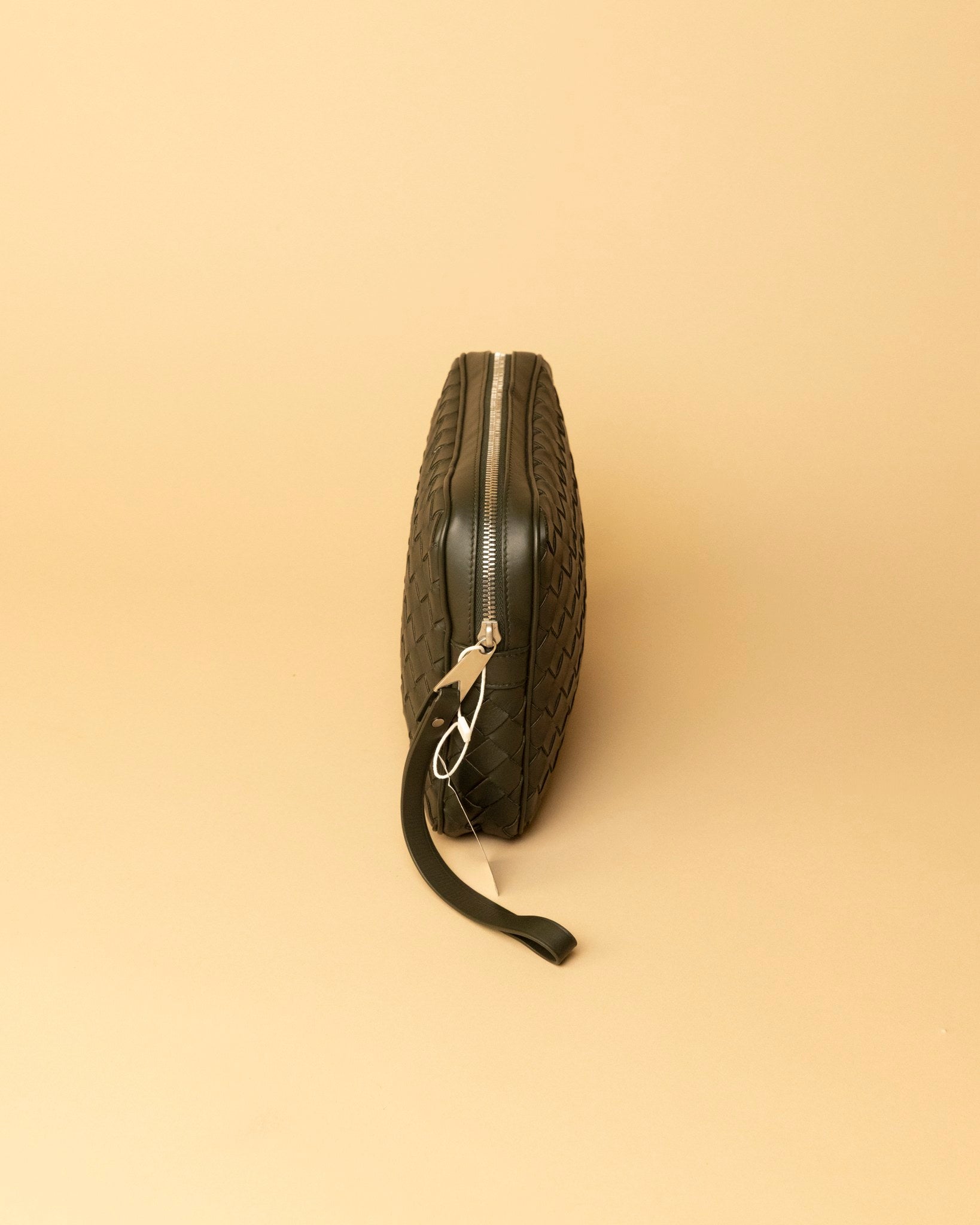 Bottega Veneta Document Case in Intrecciato Hydrology Calfskin (Bottega Green)