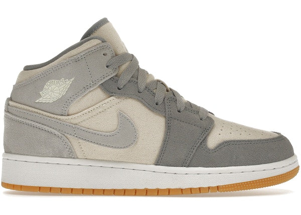 Jordan 1 Mid SE - Coconut Milk Particle Grey (GS)